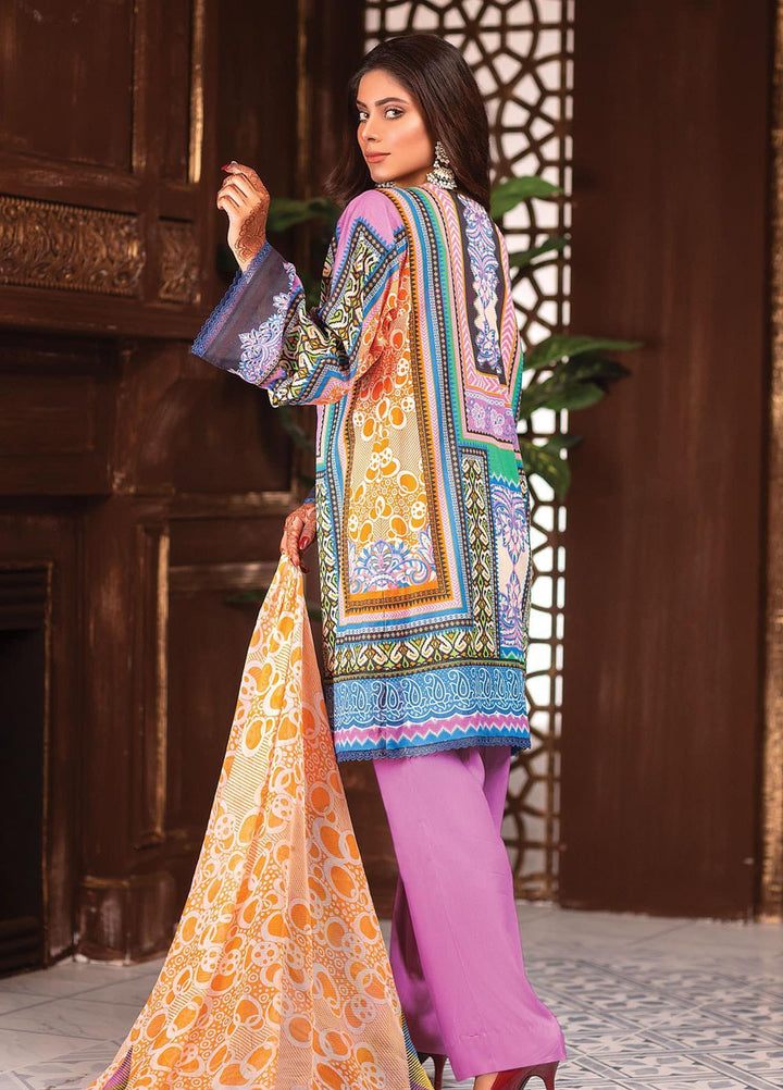 Afreen by Zebaish Embroidered Lawn Suits Unstitched 3 Piece ZSH21AR DE-03 - Summer Collection