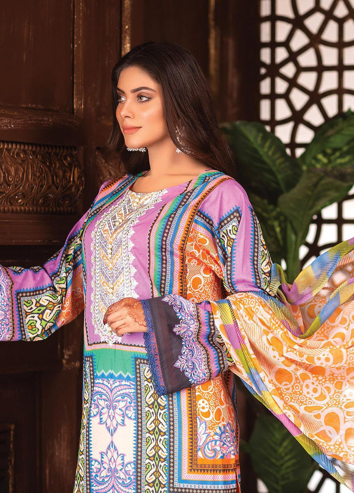 Afreen by Zebaish Embroidered Lawn Suits Unstitched 3 Piece ZSH21AR DE-03 - Summer Collection