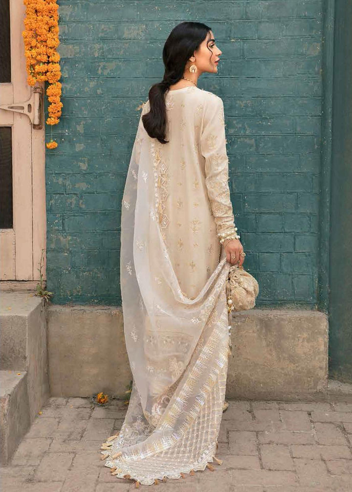Dhoop Kinara By Afrozeh Embroidered  Suits Unstitched 3 Piece AF22DK 02 Mehtab - Luxury Formals Collection