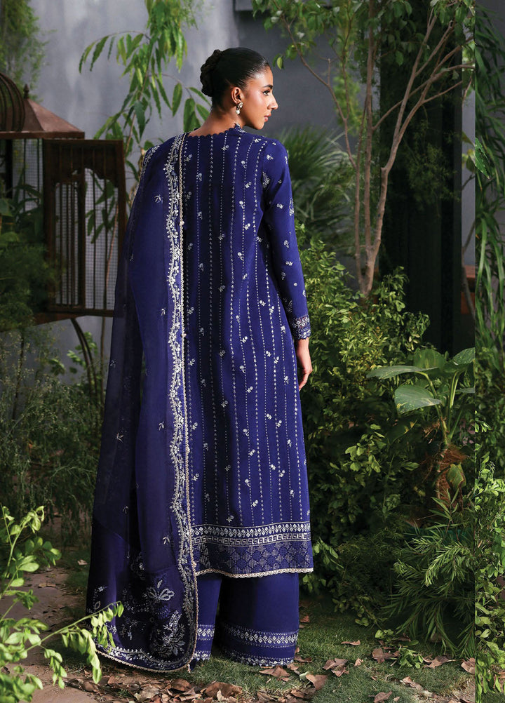 Afrozeh Embroidered Chiffon Suits Unstitched 3 Piece AF25LF D-04 Maison - Formals Collection