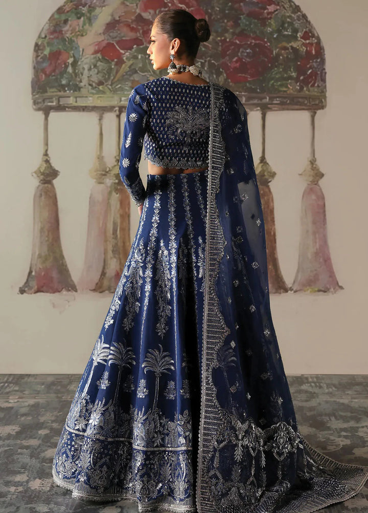 Afrozeh Embroidered Silk Suits Unstitched 3 Piece AF25DS D-08 Nazli - Formals Collection