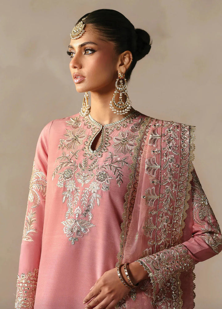 Afrozeh Embroidered Silk Suits Unstitched 3 Piece AF25DS D-10 Gulrukh - Formals Collection