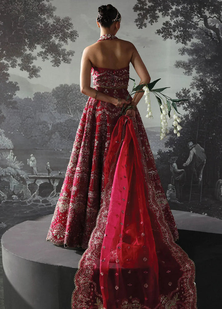 Afrozeh Embroidered Suits Unstitched 3 Piece D-07 Claude - Bridal Collection