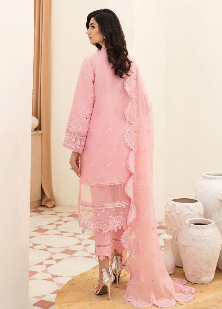Afrozeh Embroidered Lawn Suits Unstitched 3 Piece AF23FC AL-23-V3-02 Peony - Festive Collection