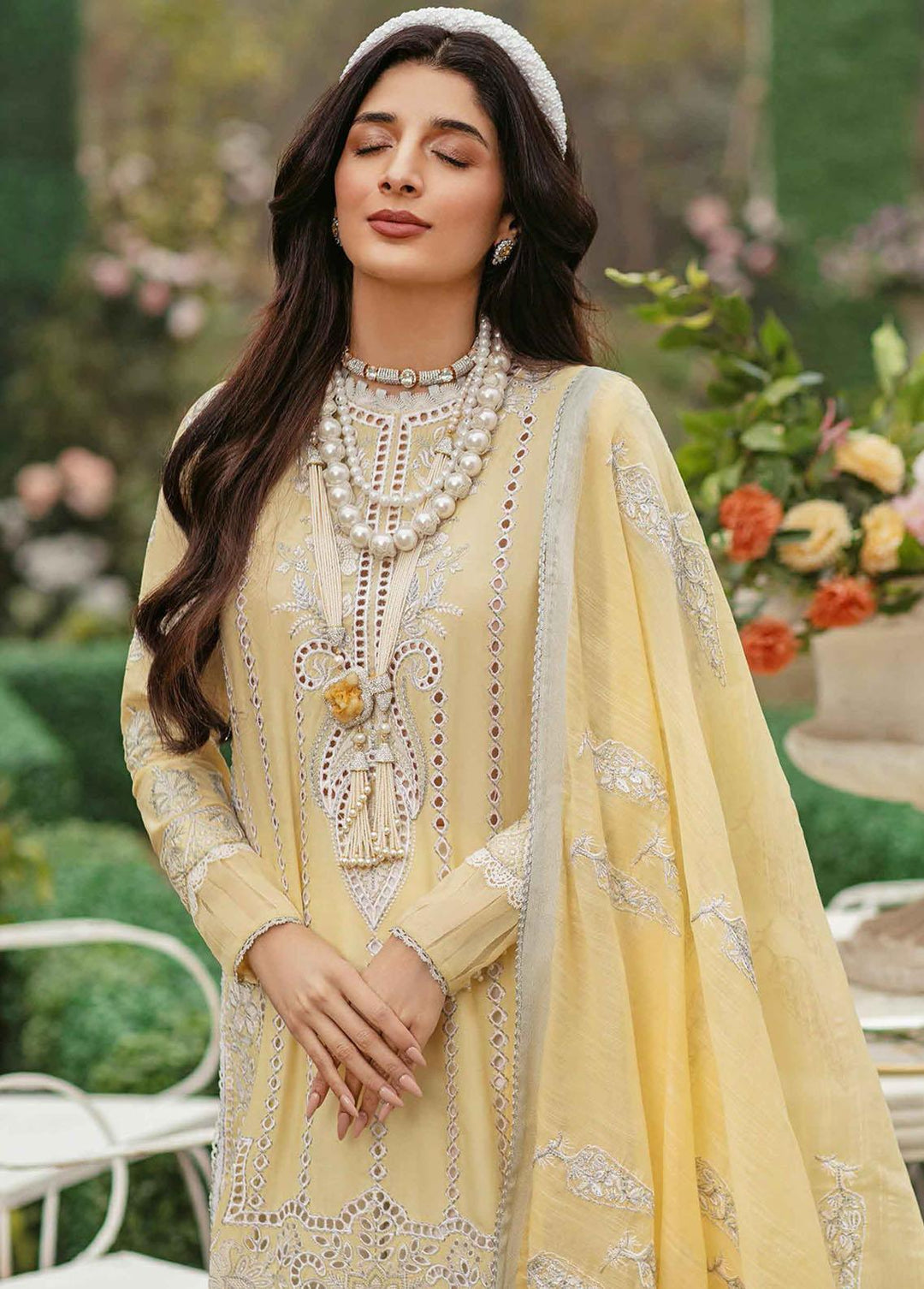 Garden of Eve by Afrozeh Embroidered Lawn Suits Unstitched 3 Piece AF22GL Daphne - Summer Collection