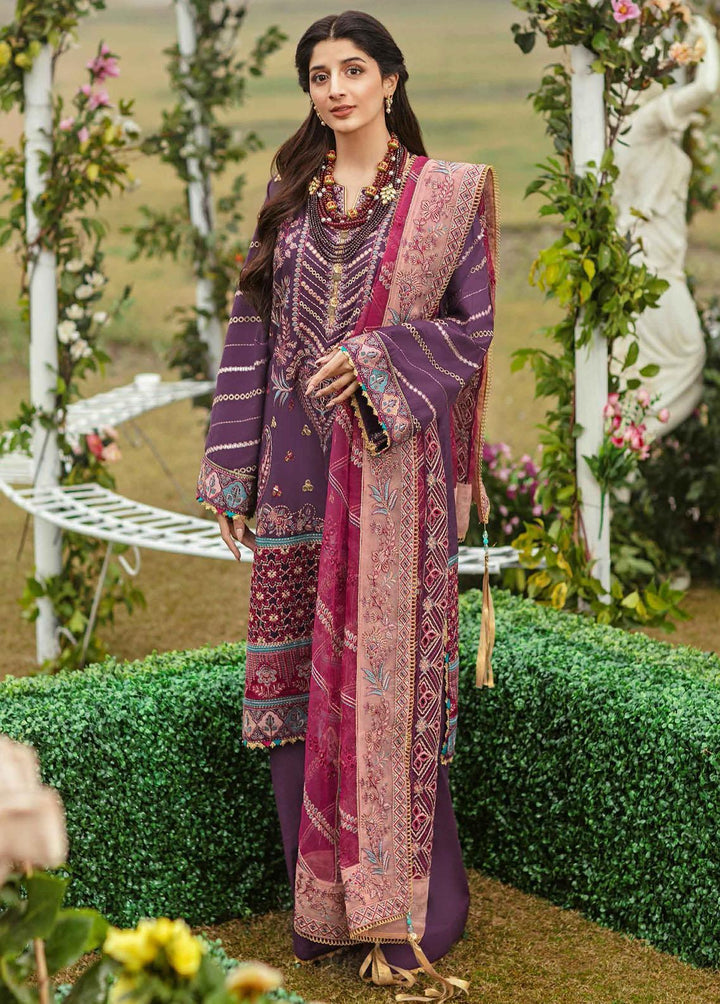 Garden of Eve by Afrozeh Embroidered Lawn Suits Unstitched 3 Piece AF22GL Zisa - Summer Collection