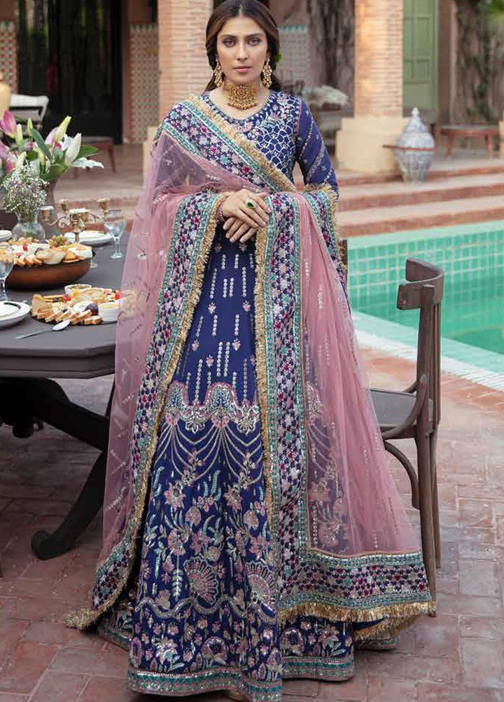 Afrozeh Embroidered Raw Silk Suits Unstitched 3 Piece AF21HW ANOUSH - Formals Wedding  Collection