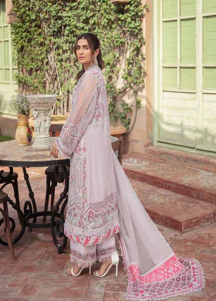Afrozeh Embroidered Organza Suits Unstitched 3 Piece AF21HW ASHNA - Formals Wedding  Collection