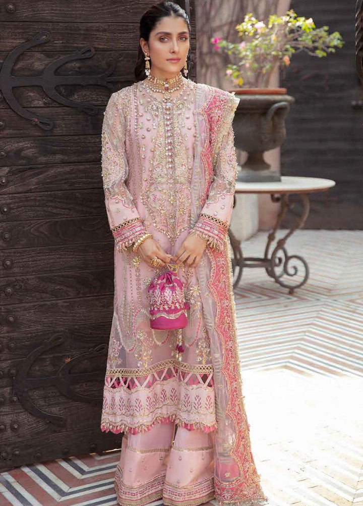 Afrozeh Embroidered Net Suits Unstitched 3 Piece AF21HW INAYAT - Formals Wedding  Collection