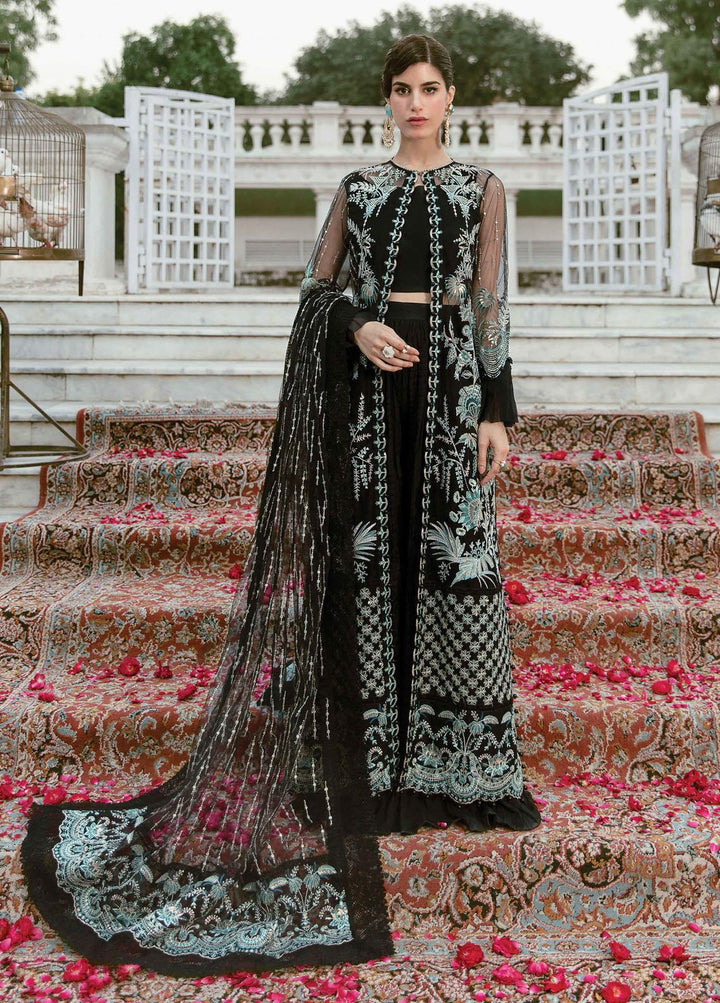 La Fuchsia By Afrozeh Embroidered Chiffon Suits Unstitched 3 Piece AF22LF Nightingale - Luxury Collection