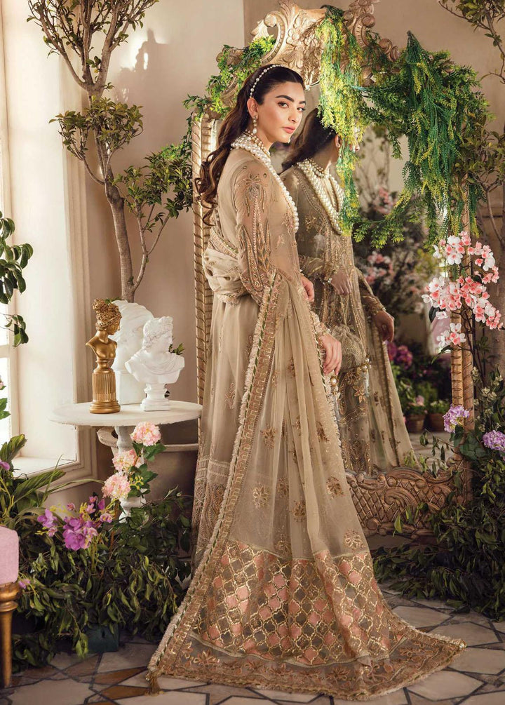 La Fuchsia By Afrozeh Embroidered Chiffon Suits Unstitched 3 Piece AF22WD 04 Ayzal - Wedding Collection