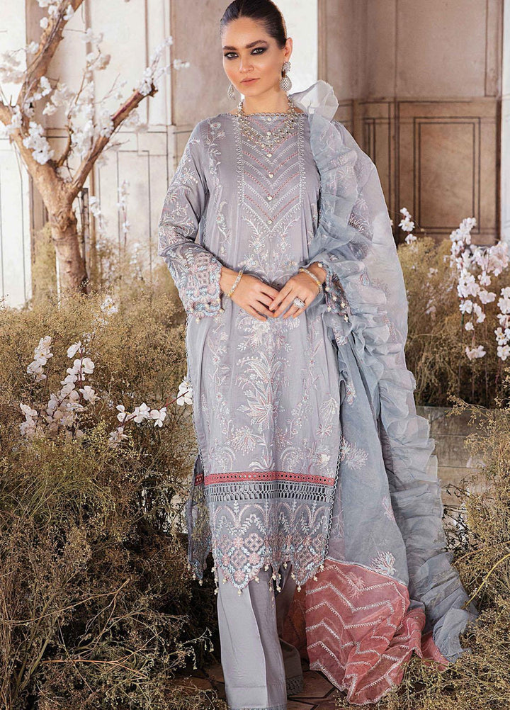 Afrozeh Embroidered Lawn Suits Unstitched 3 Piece AF21L 06 Sequoiat - Luxury Collection