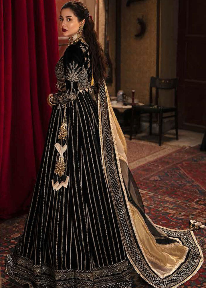 Nagma By Afrozeh Embroidered Velvet Suits Unstitched 3 Piece AF21NV 10 Shah Begum - Luxury Collection