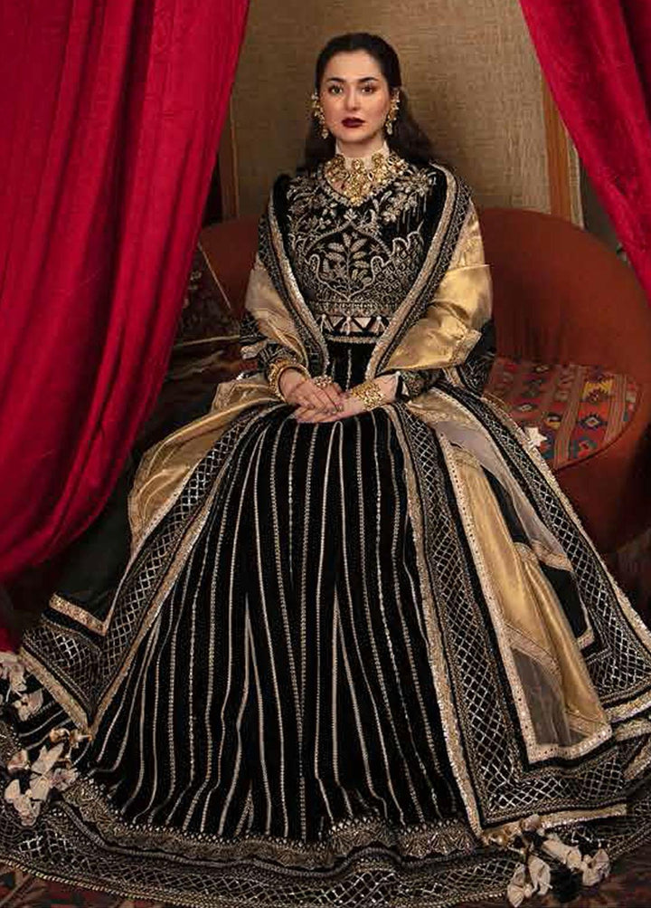 Nagma By Afrozeh Embroidered Velvet Suits Unstitched 3 Piece AF21NV 10 Shah Begum - Luxury Collection