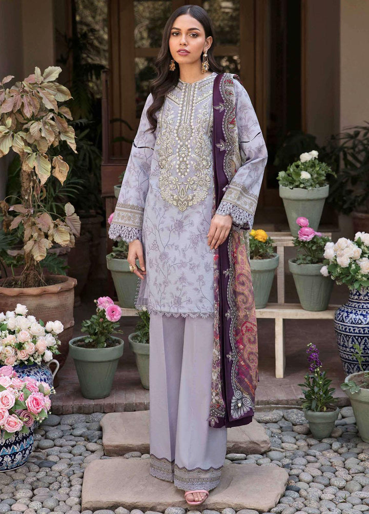 Afsanah By Seran Embroidered Lawn Suits Unstitched 3 Piece SRN23A D-02 Nayab - Summer Collection