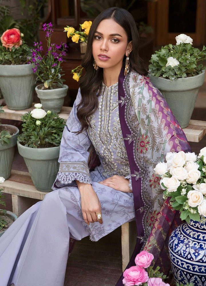 Afsanah By Seran Embroidered Lawn Suits Unstitched 3 Piece SRN23A D-02 Nayab - Summer Collection