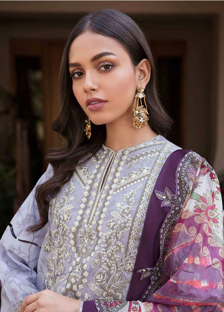 Afsanah By Seran Embroidered Lawn Suits Unstitched 3 Piece SRN23A D-02 Nayab - Summer Collection