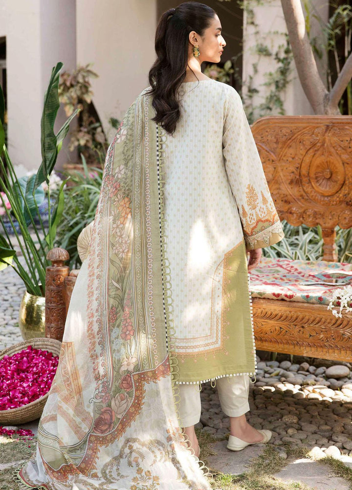 Afsanah By Seran Embroidered Lawn Suits Unstitched 3 Piece SRN23A D-03 Nuri - Summer Collection