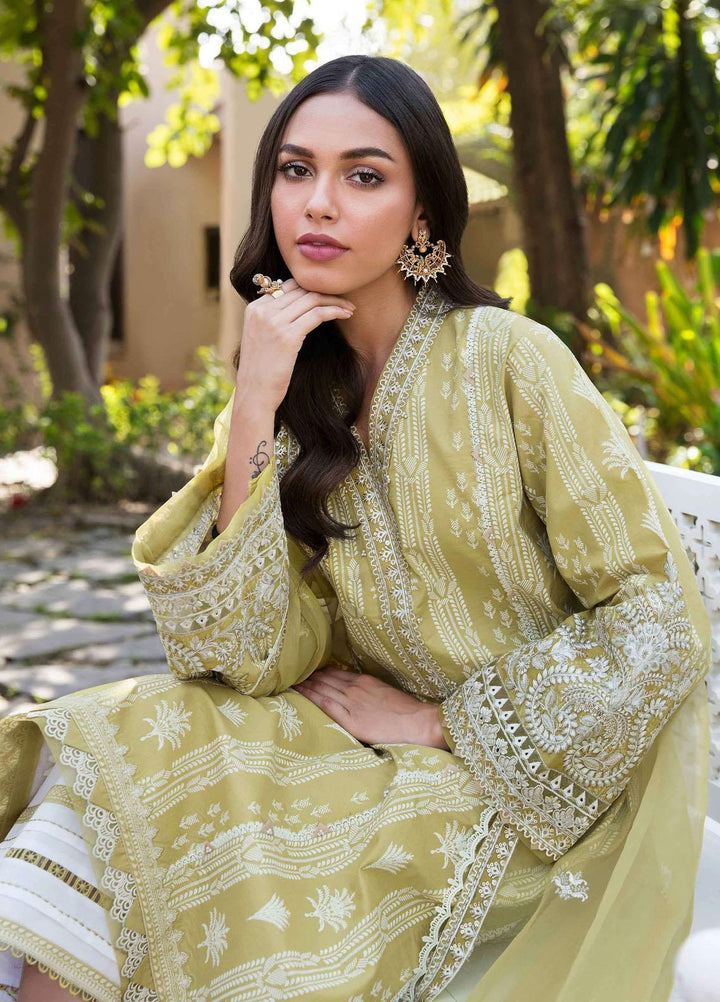 Afsanah By Seran Embroidered Lawn Suits Unstitched 3 Piece SRN23A D-06 Amaltaas - Summer Collection