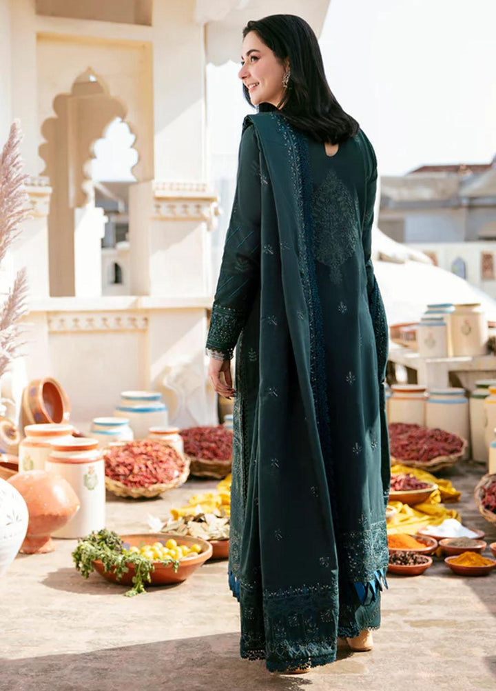 Afsanay By Florent Embroidered Khaddar Suits Unstitched 3 Piece FL23LCK FLK-1A - Winter Collection