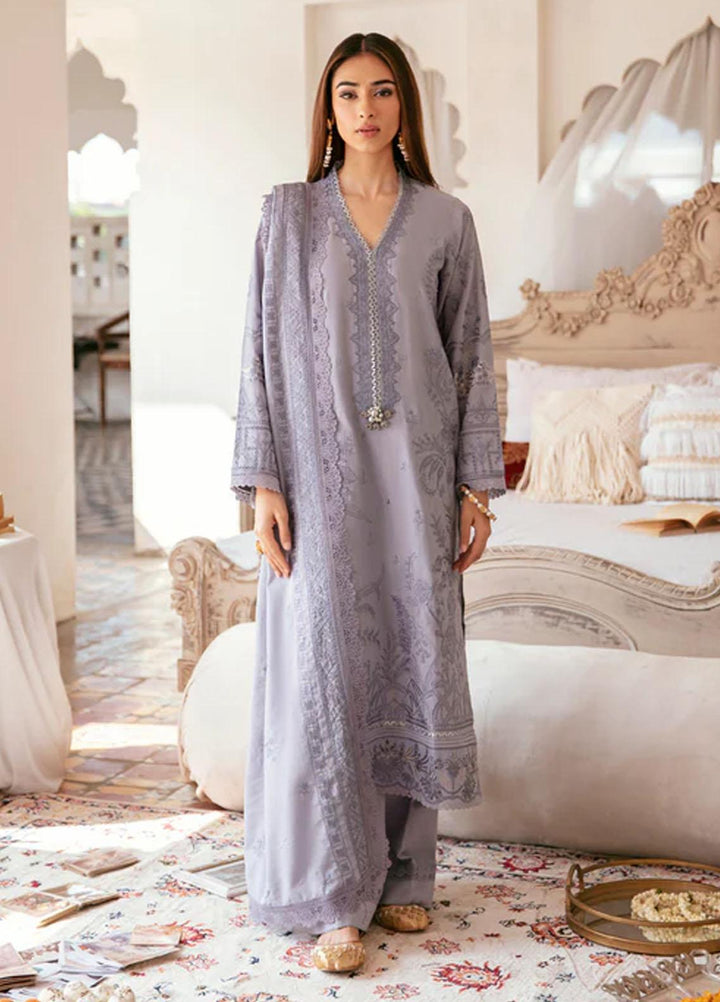Afsanay By Florent Embroidered Khaddar Suits Unstitched 3 Piece FL23LCK FLK-8B - Winter Collection