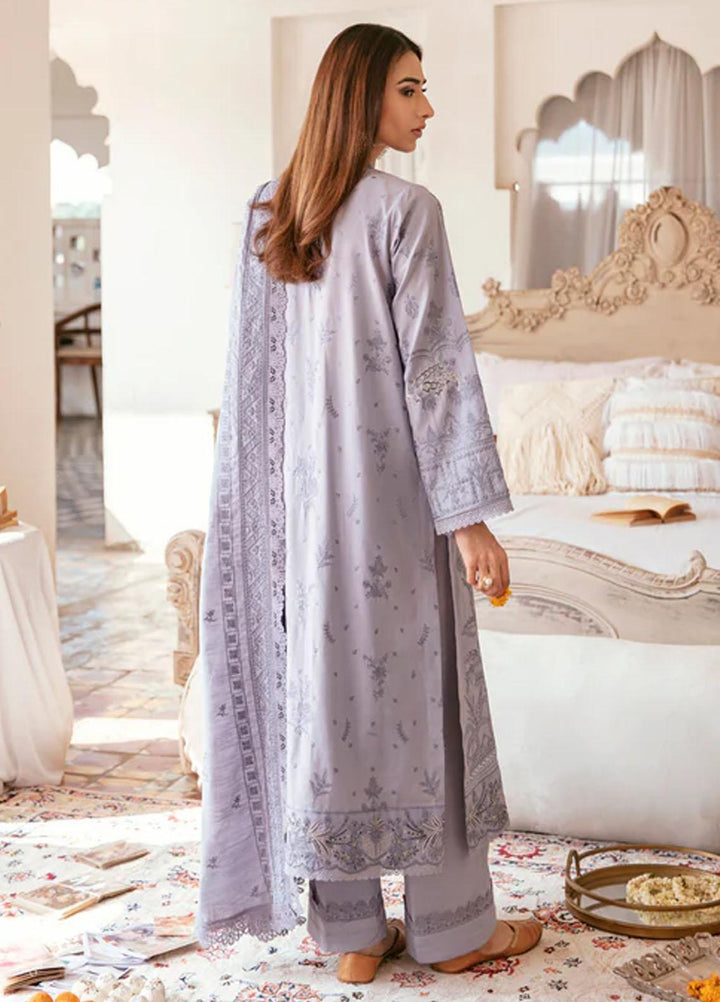 Afsanay By Florent Embroidered Khaddar Suits Unstitched 3 Piece FL23LCK FLK-8B - Winter Collection