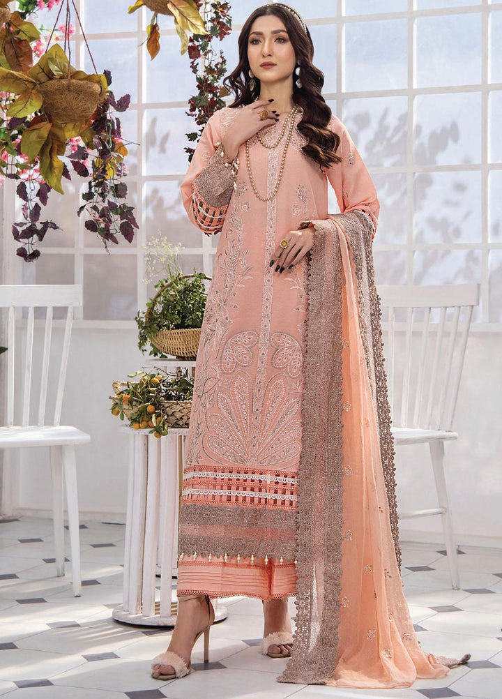 Afsoon By Humdum Embroidered Swiss Lawn Suits Unstitched 3 Piece HD23AF D1 - Summer Collection