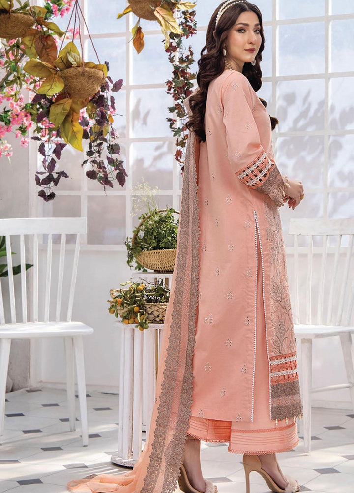 Afsoon By Humdum Embroidered Swiss Lawn Suits Unstitched 3 Piece HD23AF D1 - Summer Collection