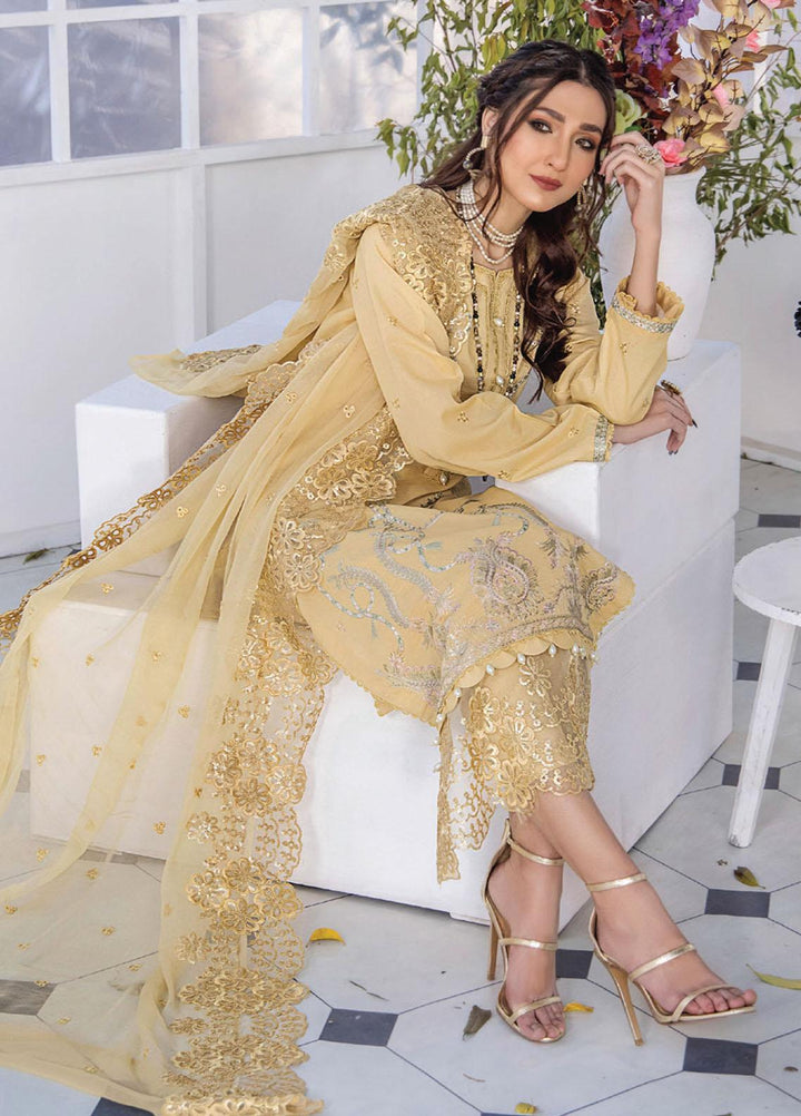 Afsoon By Humdum Embroidered Swiss Lawn Suits Unstitched 3 Piece HD23AF D7 - Summer Collection