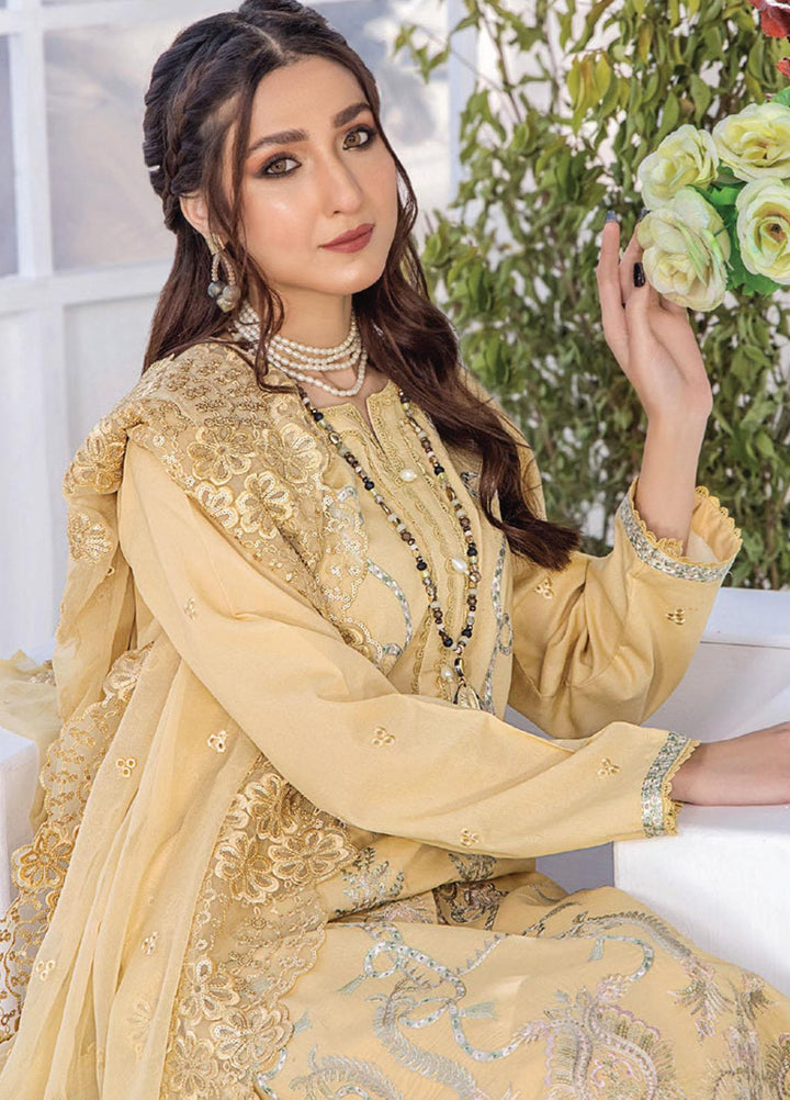 Afsoon By Humdum Embroidered Swiss Lawn Suits Unstitched 3 Piece HD23AF D7 - Summer Collection