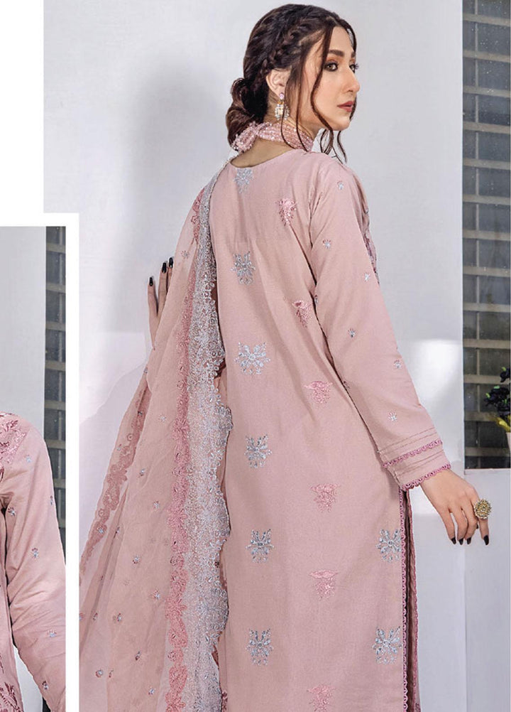 Afsoon By Humdum Embroidered Swiss Lawn Suits Unstitched 3 Piece HD23AF D8 - Summer Collection