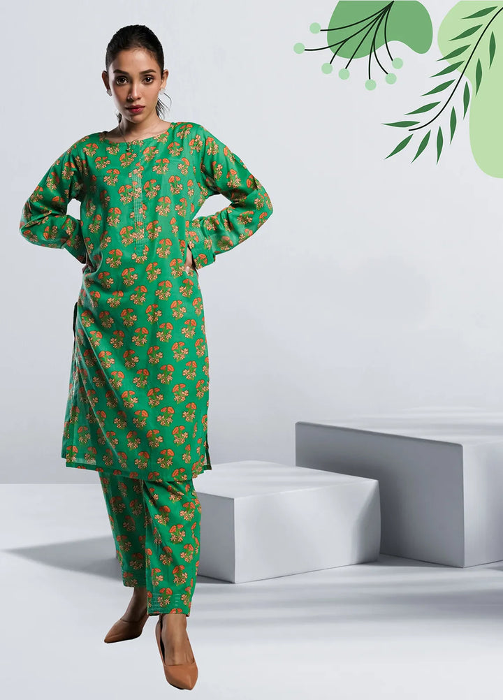 Ahlam by Safa Textiles Pret Cambric 2 Piece Suit Allover