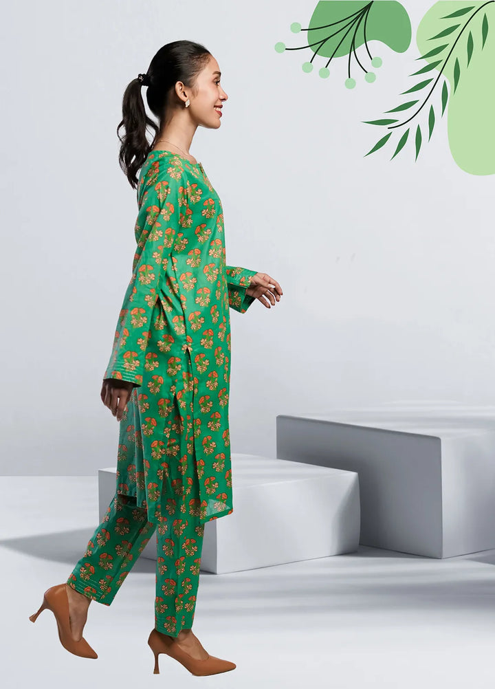 Ahlam by Safa Textiles Pret Cambric 2 Piece Suit Allover