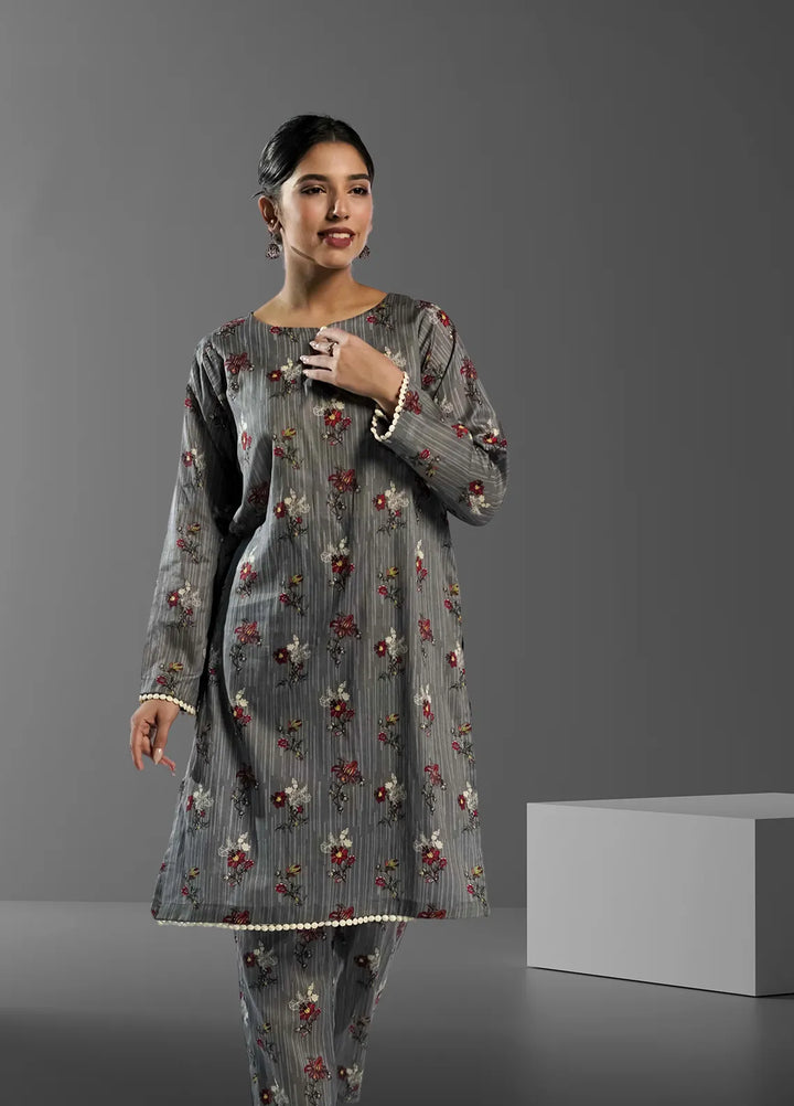 Ahlam by Safa Textiles Pret Cambric 2 Piece Suit Cawlan