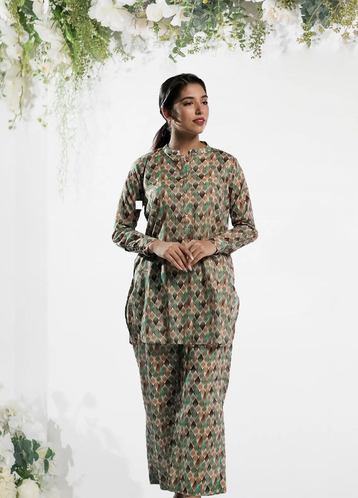 Ahlam by Safa Textiles Pret Cambric 2 Piece Suit Color Splash