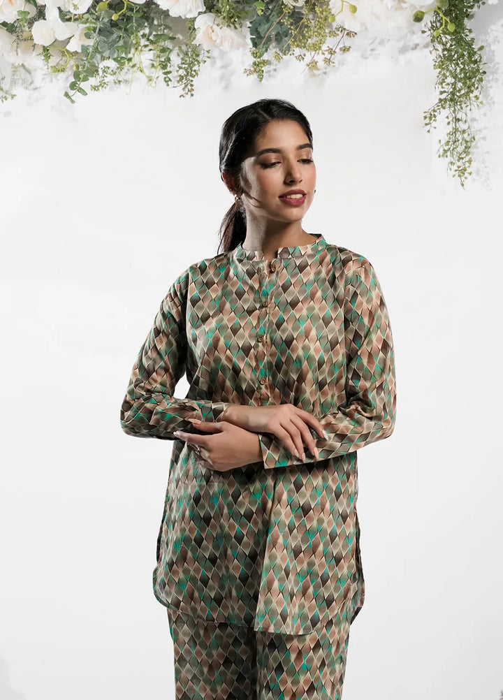 Ahlam by Safa Textiles Pret Cambric 2 Piece Suit Color Splash