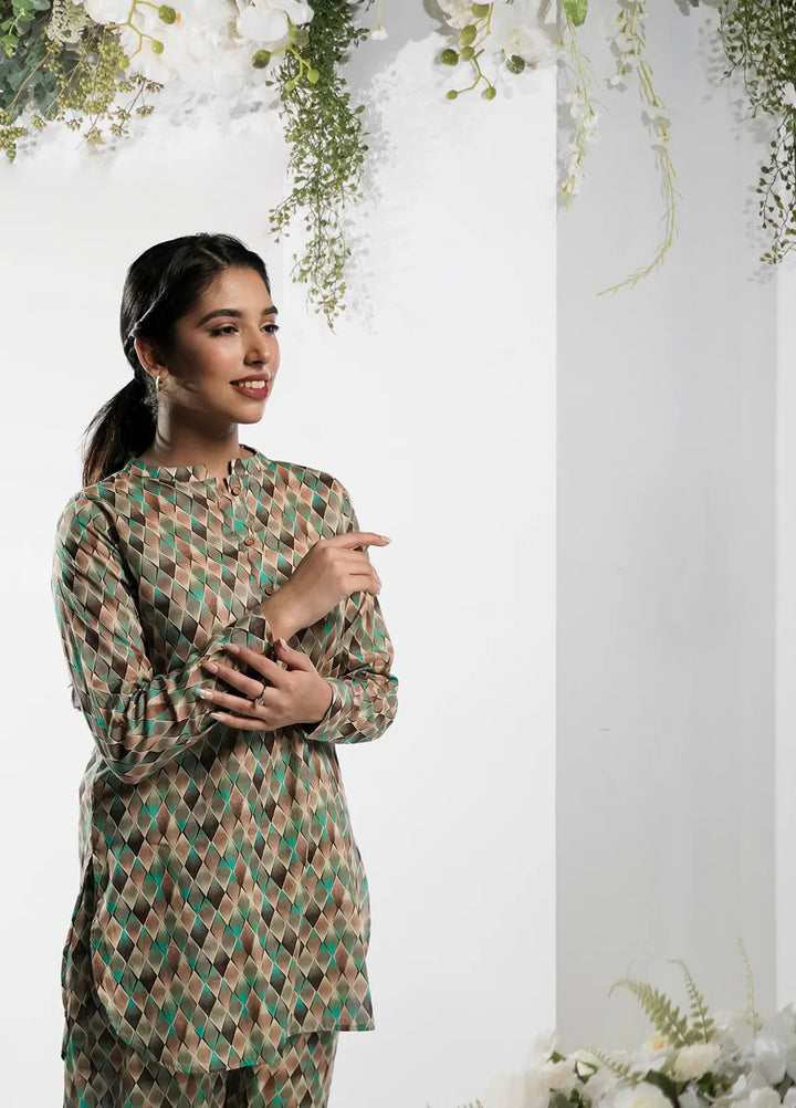 Ahlam by Safa Textiles Pret Cambric 2 Piece Suit Color Splash