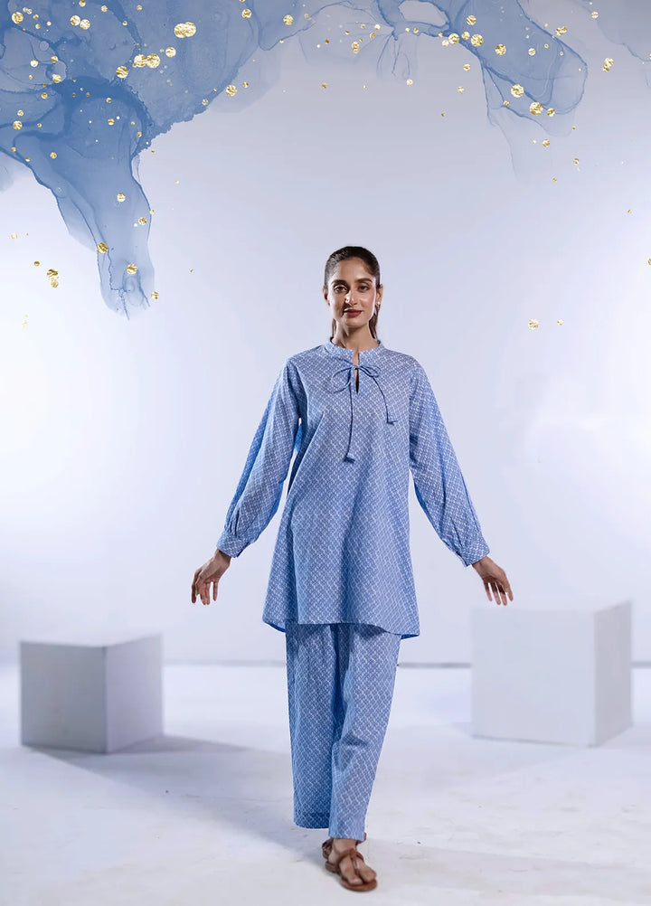 Ahlam by Safa Textiles Pret Cambric 2 Piece Suit Galaxy
