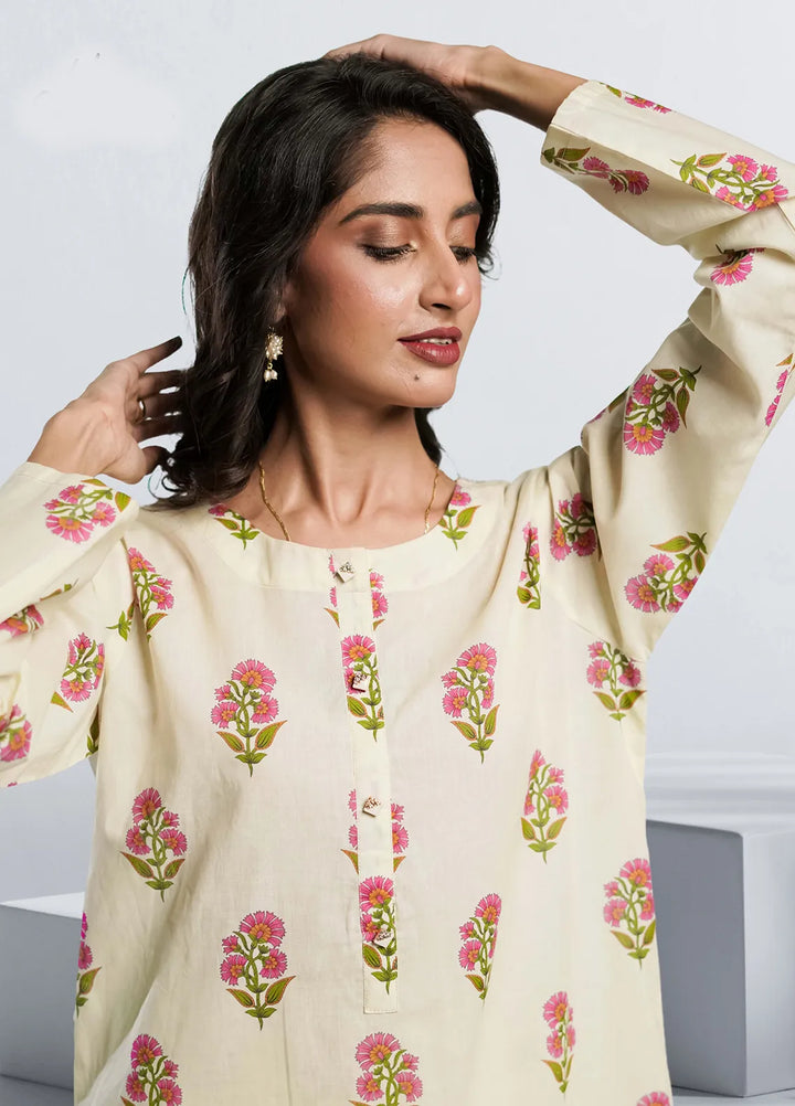 Ahlam by Safa Textiles Pret Cambric 2 Piece Suit Mogul