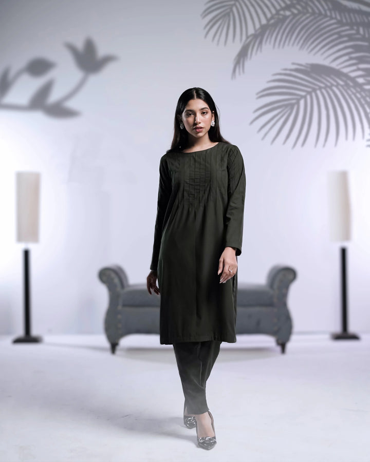 Ahlam by Safa Textiles Pret Wash n Wear 2 Piece Suit Envy