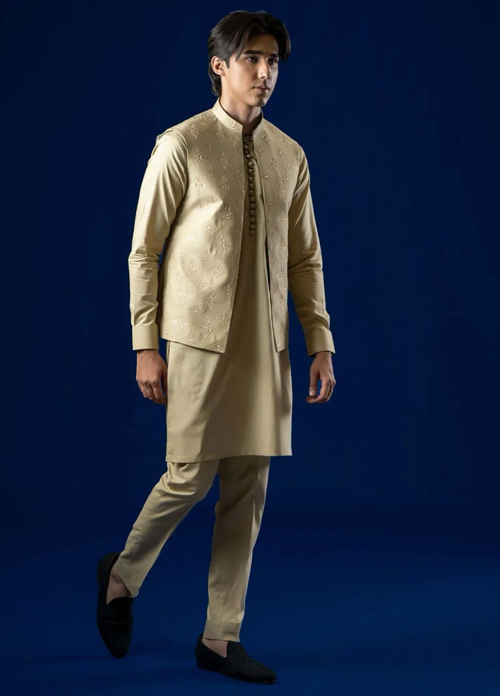 Ahmad Raza Embroidered Kurta Pajama Cotton AR5176