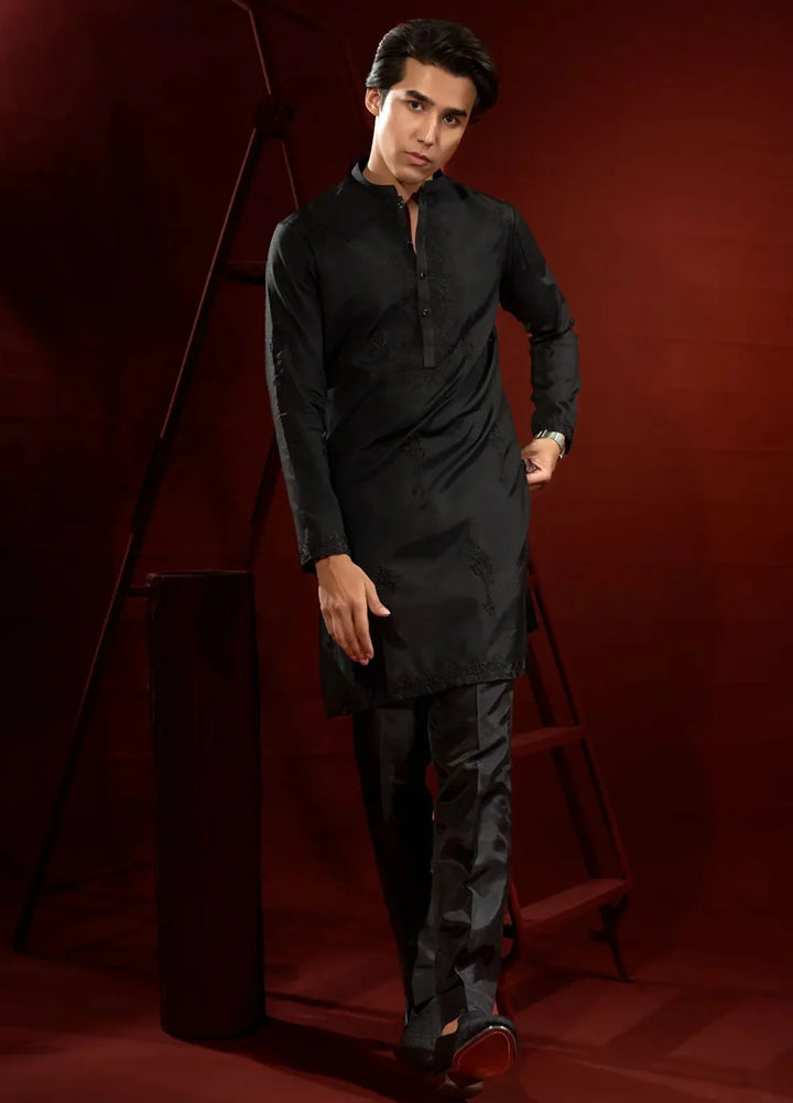 Ahmad Raza Embroidered Men Kurta Pajama - AR9019