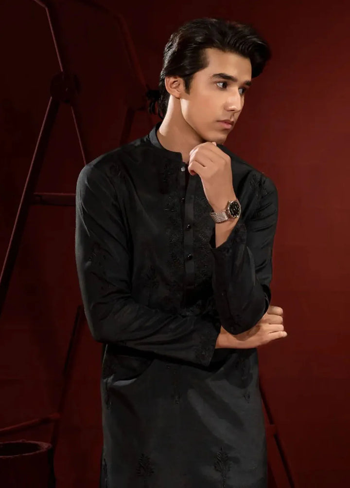 Ahmad Raza Embroidered Men Kurta Pajama - AR9019