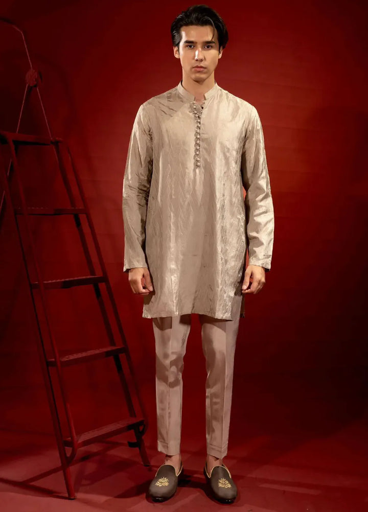 Ahmad Raza Embroidered Men Kurta Pajama - AR9030