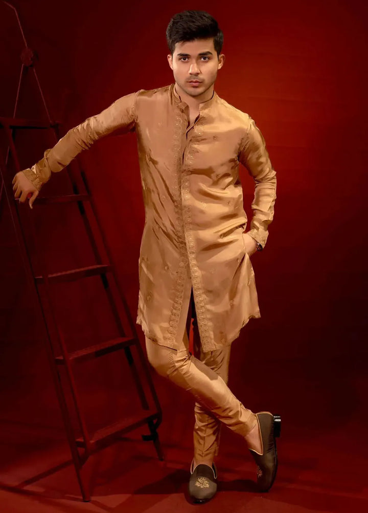 Ahmad Raza Embroidered Men Kurta Pajama - AR9032