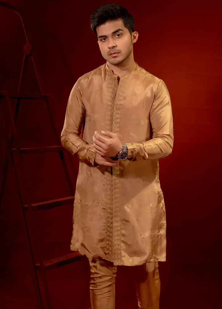 Ahmad Raza Embroidered Men Kurta Pajama - AR9032