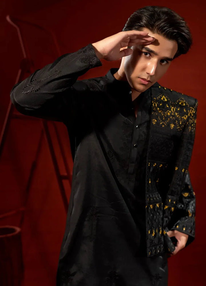 Ahmad Raza Embroidered Men Prince Suit - AR9020