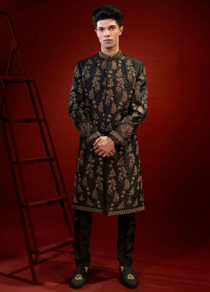 Ahmad Raza Embroidered Men Sherwani - AR9028