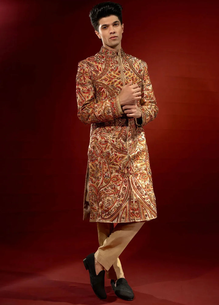 Ahmad Raza Fancy Men Sherwani - AR9023