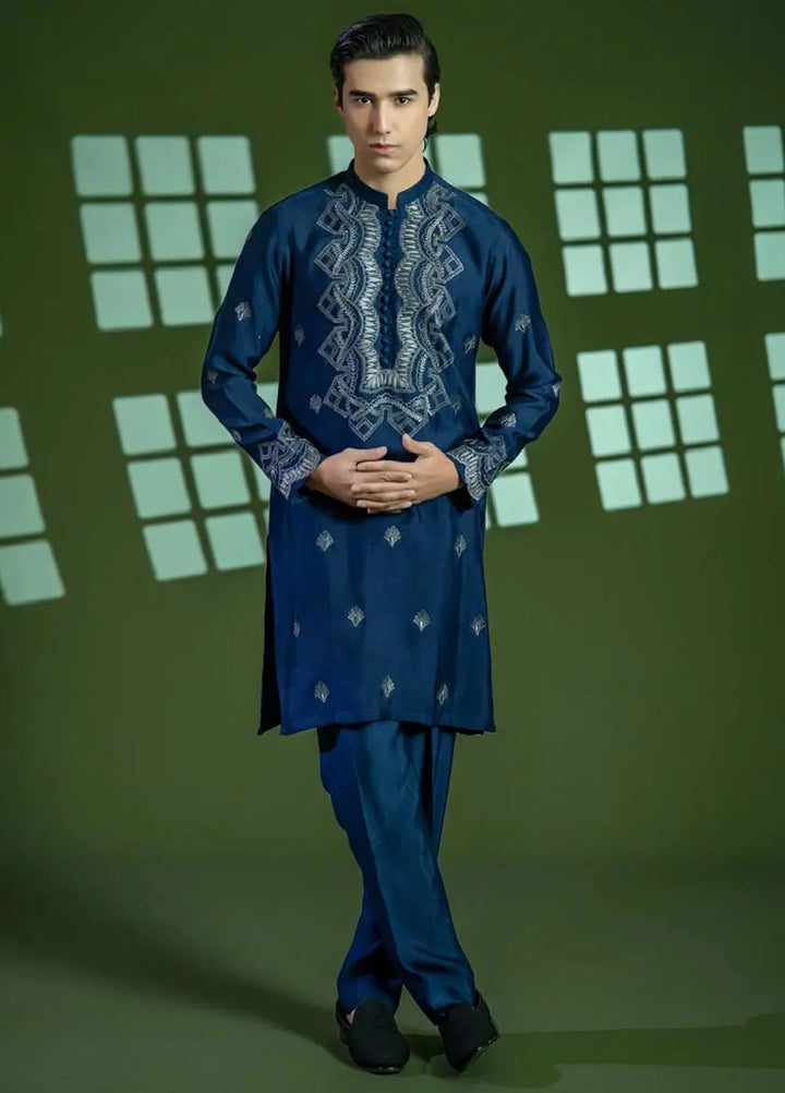 Ahmad Raza Formal Cotton Net Mens 2 Piece Suit AR5146